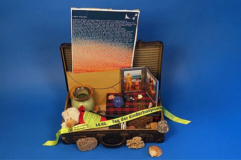 Ein Koffer voll mit Erinnerungsstücken.